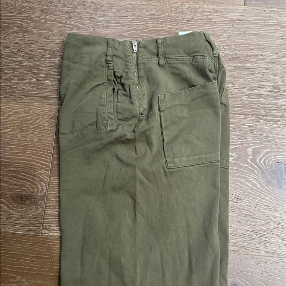 ZARA Green High Waist Cropped Pants – Size XS (US 2) - Picture 6 of 6